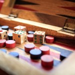 dice with red and black dots